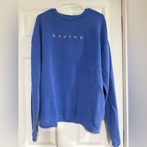 Blue Boston Sweatshirt